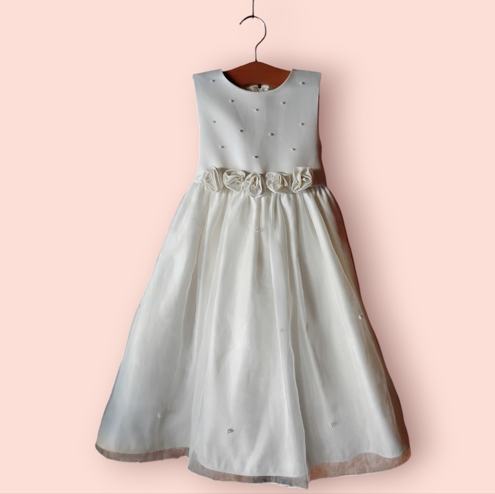Cinderella White Formal  Dress for Kids